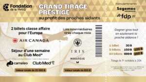 Tirage prestige annuel au profit des proches aidants